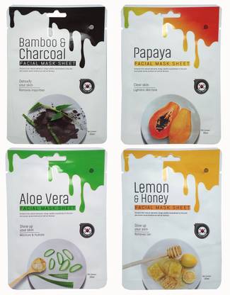 Malliao Maliao Face Mask Sheet 4 Number Face Shaping Mask