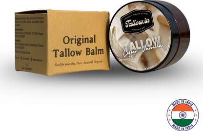 TALLOW.IN Tallow & Coffee Vanilla Balm - Natural Skin Moisturizer for Deep Hydration