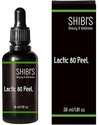SHIBI'S Lactic 80 Peel, Lactic Acid 80% 30 ml with Neutralizer 100 ml