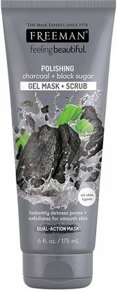 Freeman Black Polishing Facial Gel Mask + Scrub - 175ml