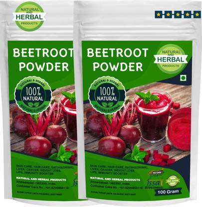 NATURAL AND HERBAL PRODUCTS Beetroot Powder | Blood Turnip | Beta Vulgaris | Beet Root For Skin Care(Face Mask), Hair Care, Eating(Drink), Liver, Weight Loss, Lips and Immunity Booster:-