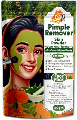 Ordershock Pure Pimple Remover Skin Powder For Remove Pimple Face Care Skin Care Powder