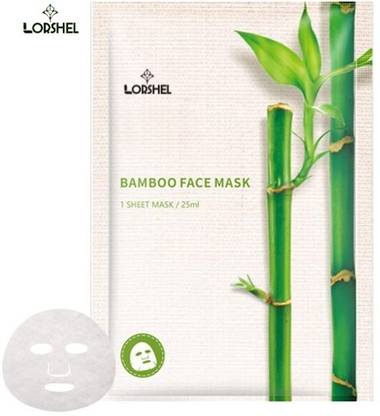 LORSHEL Bamboo Face Mask Facial Sheet Mask Women Nourish OG