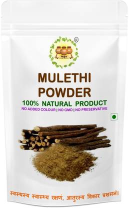 TRIKUND Pure Mulethi (Licorice) Powder - Nature's Secret for Glowing Skin