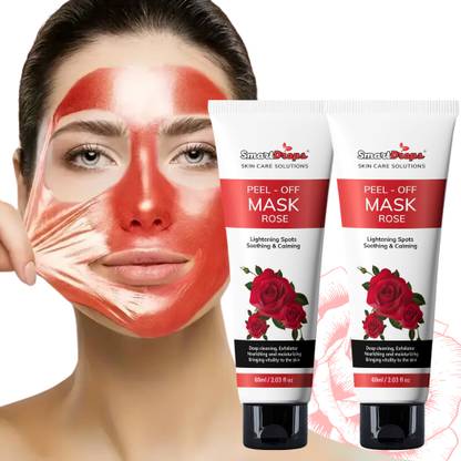 smartdrops Purify and Brighten Skin with a Rose Peel-Off Mask | Rose Peel Off Face Pack