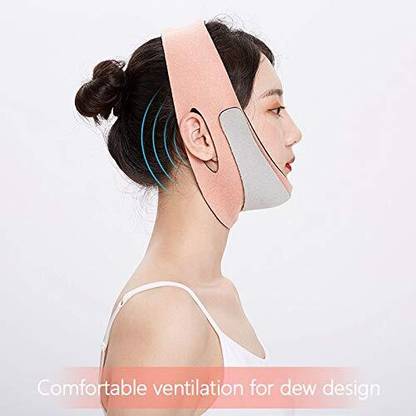 mrquee ritesh Face Slimming Strap,Chin Up Double Chin Reducer Strap Face Lifting Belt  Face Shaping Mask