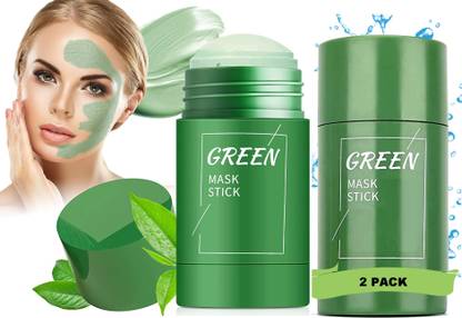 XTREME GLOSSY Portable Cleansing Mask Mud Apply Mask, Green Facial Detox Mud