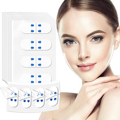 Ramya beauty care comfortable to use lifting strap Lift Patches Makeup Face Tape 40 PCS  Face Shaping Mask