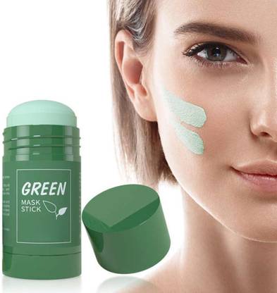 SIYDHA Green Tea Clay Mask Stick For Detoxifying Hydrating Oil Control & Pore Cleaning  Face Shaping Mask