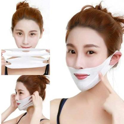 GRELLA V Line Lifting Face Mask, Double Chin Reducer Mask V Shaped Slimming Face Mask  Face Shaping Mask