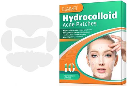ELAIMEI 5in1 Full Face Hydrocolloid Acne Patches  Face Shaping Mask
