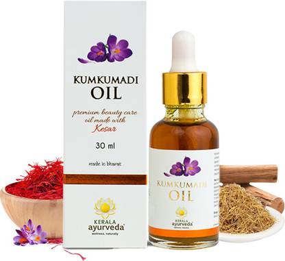 Kerala Ayurveda |Kumkumadi Oil |Reduces Fine Lines, Pigmentation, Wrinkles, and Dark Spots