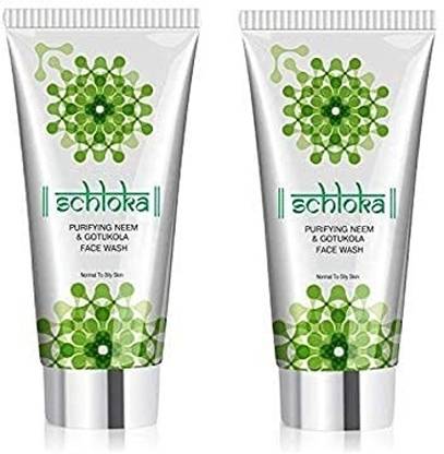 Modicare SCHLOKA NEEM & GOTUKOLA FACEWASH (60 ml X 2) Face Wash