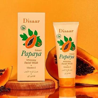 Disaar Papaya whitening facial wash with vitamin e Face Wash