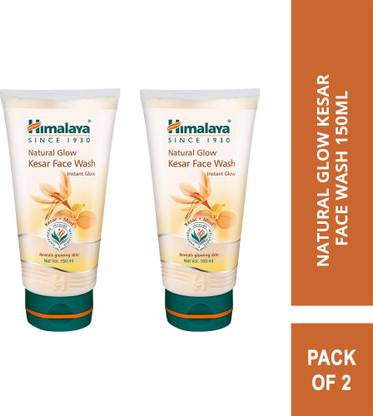 HIMALAYA NATURAL GLOW KESAR FACE WASH 150ML(PO2) Face Wash  (300 ml) at Rs. 253