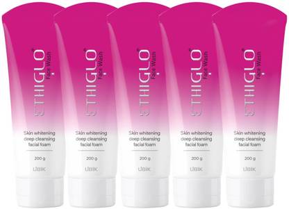 ETHIGLO Skin Lightening  with Kojic Acid, Niacinamide & Vitamin C Face Wash