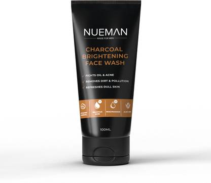 Nueman Charcoal Brightening  Face Wash