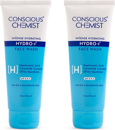 Conscious Chemist Hydrating  | Hyaluronic Acid | Cleanses & Revives Dull Skin Face Wash