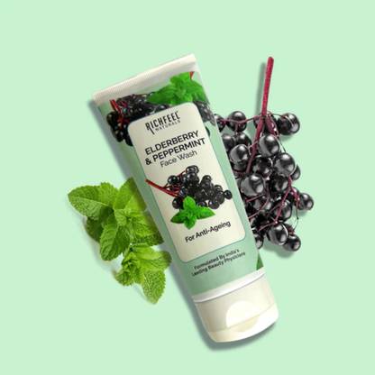 RICHFEEL Naturals Elderberry & Peppermint  Face Wash