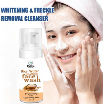 Pattra Rice Water Foaming  For Brightening & Tightening Skin Face Wash