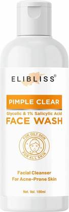 ELIBLISS Skin Brightening & Tan Removal Solution Pimple Clear  - All Skin Types Face Wash
