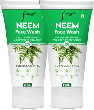 Floarkart Neem Herbal  For Spot Reduction" Restores Skin Hydration " Men Women Face Wash