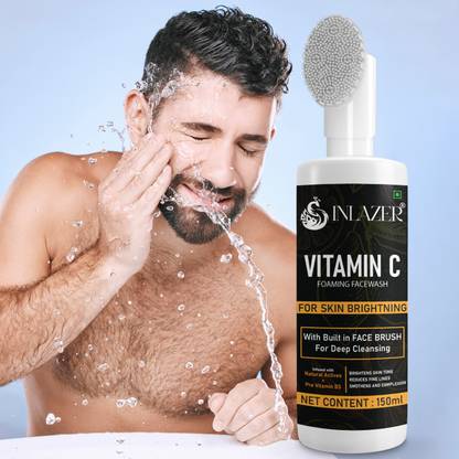 inlazer Vitamine C For Men & Women// Skin Radiance Formul, Removes Tanning & Pollution Face Wash