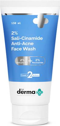 The Derma Co Sali-Cinamide Anti-Acne with 2% Salicylic Acid and Niacinamide Face Wash