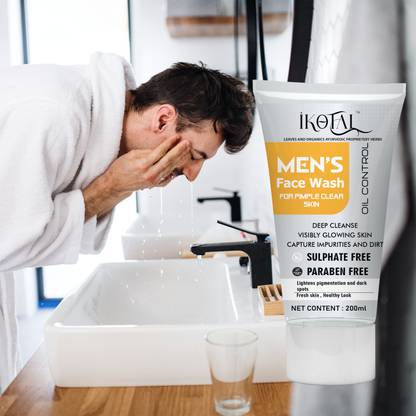 IBFEN Hyderating Facewash For Men | Removes Dirt & Pollution & Blackhead Remover Face Wash