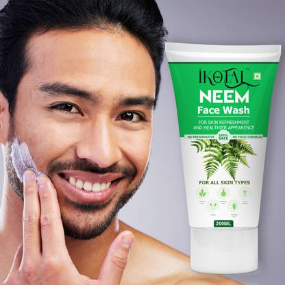 IKOTAL Neem / Natural Skin Cleanser for Men & Women, Sun Damage Skin Face Wash