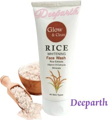 Deeparth Rice Water & Niacinamide,Naturals Radiance Rice, Enriched With Skin Brightening RFW07 Face Wash