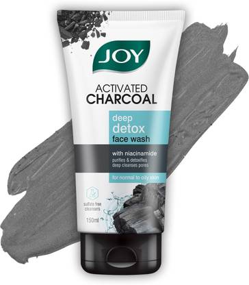 Joy Activated Charcoal Skin Purifying  For Oily Skin Face Wash