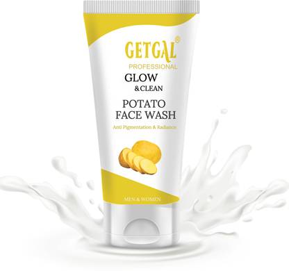 getgal Natural Potato Facewash for Bright & Clear Skin | Deep Cleansing & Tan Removal | Suitable for All Skin Types Face Wash