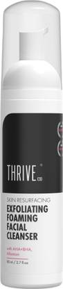ThriveCo Exfoliating Foaming  for Acne-Prone Skin Exfoliates White & Black Heads Face Wash