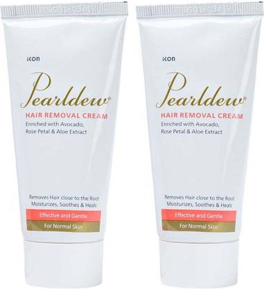 Pearldew Hair Removal Cream 60 gm| With Aloe & Avocado | Paraben Free Face Wash