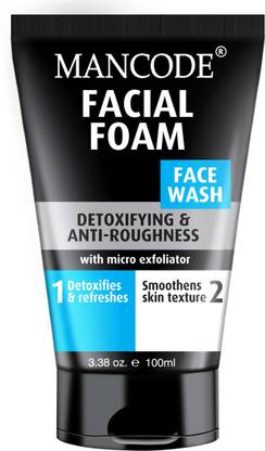 MANCODE Facial Foam for men skin Detoxifying & Anti Roughness with ...
