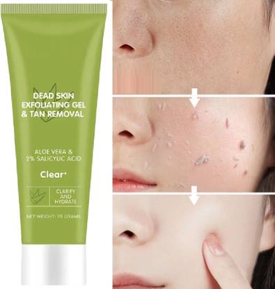 DARVING Dead Skin Remover Gel With aloevera Dead Skin Removal Exfoliating Gel 75 Tanning Liquid