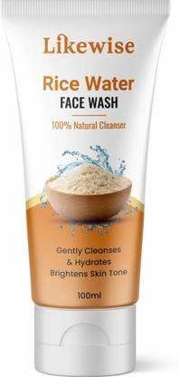 Likewise Rice Water  For Glass Skin with Niacinamide | Hydrates & Brighten Skin Face Wash
