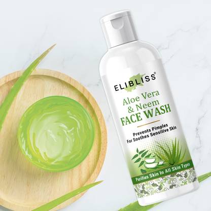 ELIBLISS Aloe Vera Skin Lightening & Tan Removal Face wash,Oil Controal Face Wash