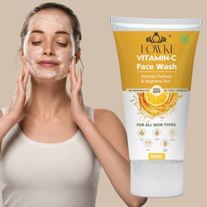Fowke Vitamine C  For Healthy & Hydrated; Keeps Skin Healthy; Men Women Face Wash