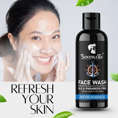 SOMWRITA  for Men & Women | Gentle Cleansing | SLS & Paraben Free | All Skin Types Face Wash