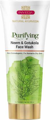 Inveda Purifying Neem & Gotukola  | Anti Acne Face Wash