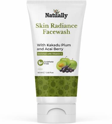 Natually Skin Radiance Facewash With Kakadu Plum and Acai Berry Face Wash