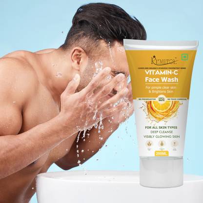 Remitol Vitamine C Facewash For Men & Women ' Oil Control ' Tan & Blackheads Removing Face Wash