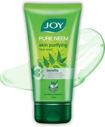 Joy Pure Neem Skin Purifying  For Pimples & Acne Control Face Wash