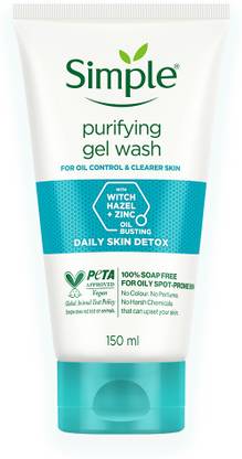 Simple Daily Skin Detox Purifying Facial Wash Face Wash