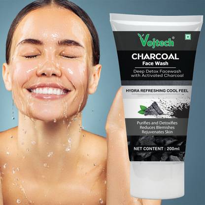 Vojtech Charcoal  - Men & Women - Anti-Acne, Deep Pore Cleaning Face Wash