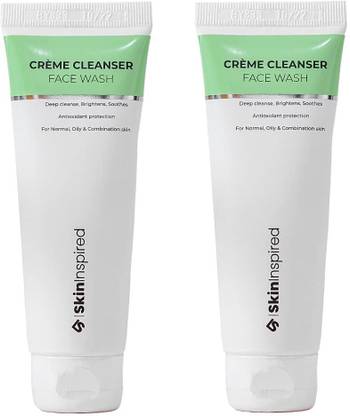 SkinInspired Crème Cleanser Facewash | Complete Cleansing Facewash | Moisturising- (Pack of 2) Face Wash