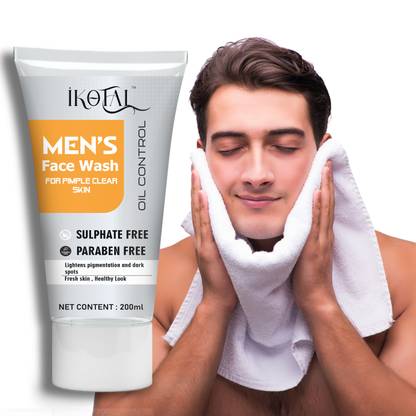 IKOTAL Oil Control  For Men For Oil Control | Glowing Fresh Skin Tone Face Wash