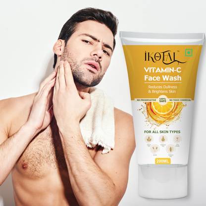 IKOTAL Vitamine C  For Acne & Brighter Skin/ Restores Natural Glow / Men Women Face Wash
